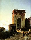 Porte de Justice, Alhammbra, Granada by Francois Antoine Bossuet